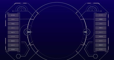 futuristic data interface displaying digital icons - Download Free Stock Images Pikwizard.com
