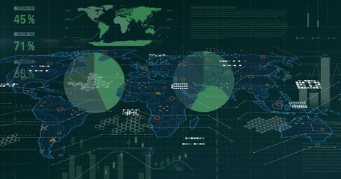 Data Visualization with Worldwide Digital Insights - Download Free Stock Images Pikwizard.com