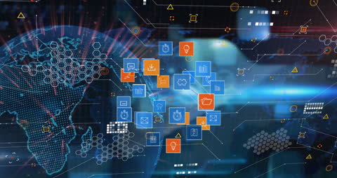 Global Data Network Digital Interface Concept