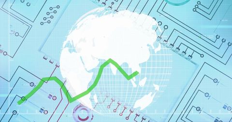 Global Stock Trends Surveillance Overlapping Technology Design - Download Free Stock Images Pikwizard.com
