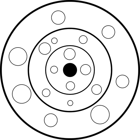 abstract circular black illustration on transparent background - Download Free Stock Videos Pikwizard.com