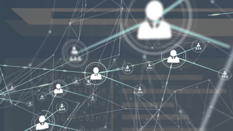 Digital Network Connectivity Visualizing Global Data Interfaces