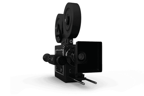 retro transparent film camera on white background - Download Free Stock Videos Pikwizard.com