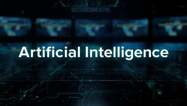 Holographic Digital Interface with Artificial Intelligence Concept