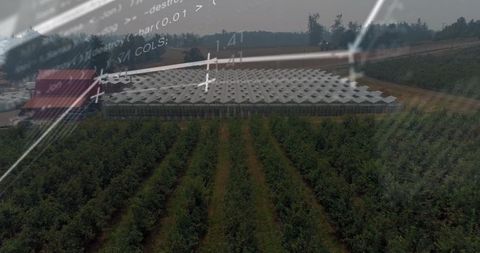 Innovative Agricultural Technology in Modern Greenhouse