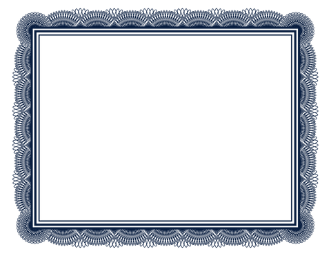 Intricate Blue Patterned Frame on Transparent Background - Download Free Stock Videos Pikwizard.com