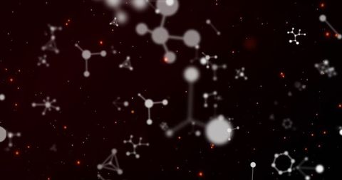Molecular Structures Against Cosmic Background