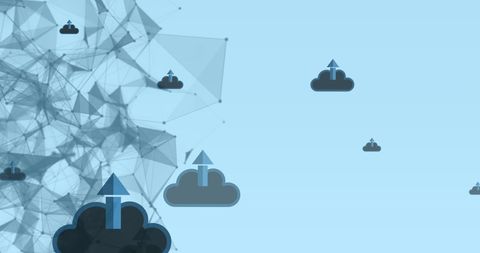 Cloud Data Sharing and Network Connections - Download Free Stock Images Pikwizard.com