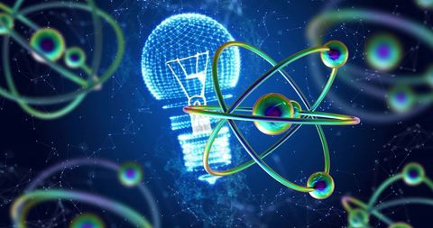 futuristic atomic structures and network concept - Download Free Stock Images Pikwizard.com