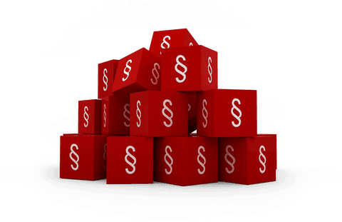 transparent red blocks with section symbols illustration - Download Free Stock Videos Pikwizard.com