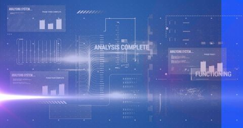 Futuristic Data Analysis Interface with Light Trails - Download Free Stock Images Pikwizard.com