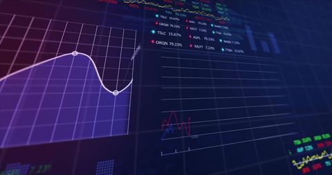 Holographic Trading Console with Data Visuals and Coding Elements - Download Free Stock Images Pikwizard.com