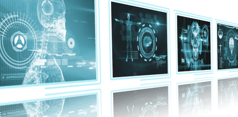 Transparent Digital Interfaces with Futuristic Blue Elements - Download Free Stock Videos Pikwizard.com