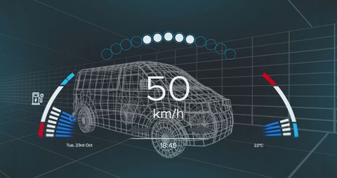 Digital Interface Display for Advanced Car Technology - Download Free Stock Images Pikwizard.com