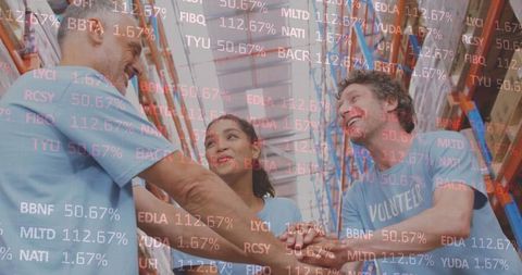 Team Collaboration in Warehouse with Stock Market Overlay