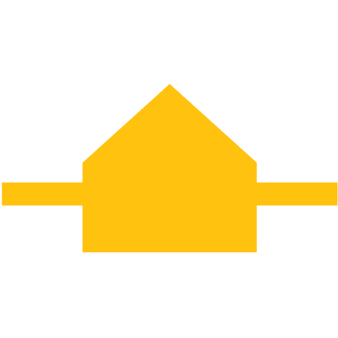 Yellow House Icon with Transparent Background Vector Isolated - Download Free Stock Videos Pikwizard.com