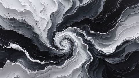 Swirling Abstract Vortex in Black, White, and Gray Digital Art - Download Free Stock Images Pikwizard.com