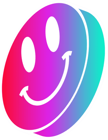 Gradient Smiley Discs with Transparent Background for Digital Design - Download Free Stock Videos Pikwizard.com