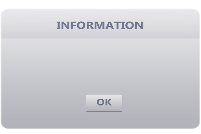 Transparent Information Dialogue Box with OK Button - Download Free Stock Videos Pikwizard.com