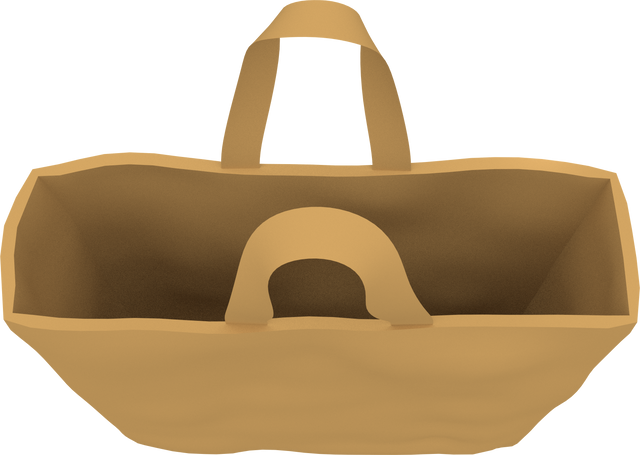 Beige Empty Shopping Bag on Transparent Background - Download Free Stock Videos Pikwizard.com