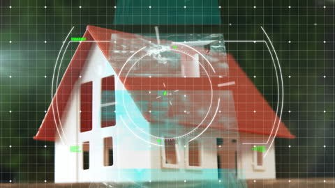 Digital Overlay on Model House Analyzing Financial Market