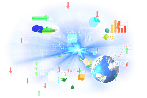 digital data processing and network interface on transparent background - Download Free Stock Videos Pikwizard.com