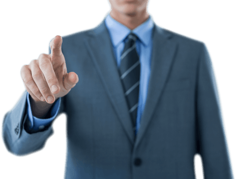 Businessman Touching Transparent Screen Displaying Technology App - Download Free Stock Videos Pikwizard.com