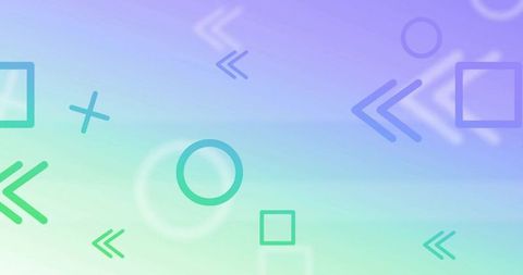Abstract Futuristic Design with Geometric Shapes and Gradient Background - Download Free Stock Images Pikwizard.com