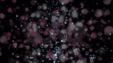 Shiny Glitters and Lens Flares Creating Magical Atmosphere