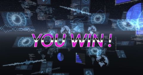 Digital Victory Display with Data Visualization - Download Free Stock Images Pikwizard.com