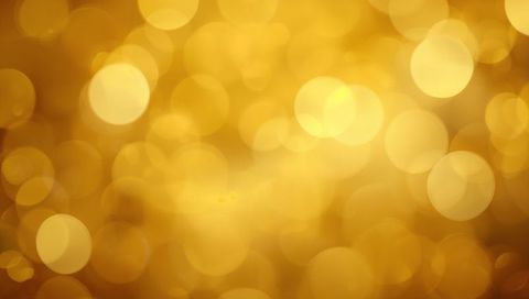 Glowing Golden Bokeh Background for Festive, Luxury and Holiday Design