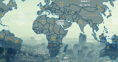 Global Business Trends Through Data Mapping - Download Free Stock Images Pikwizard.com