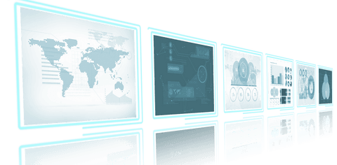 Transparent Digital Interfaces with Data Processing - Download Free Stock Videos Pikwizard.com
