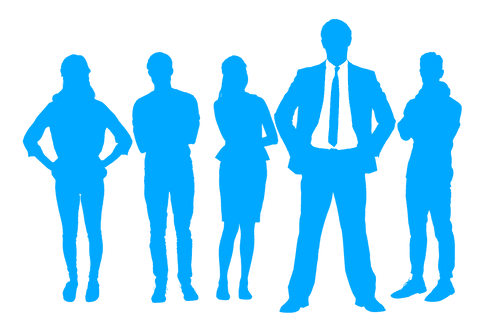 Transparent Silhouettes of Group Standing Together - Download Free Stock Videos Pikwizard.com