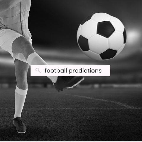 football action with typographic overlay for predictions theme - Download Free Stock Templates Pikwizard.com