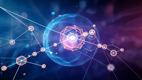 Futuristic Digital Network in Cyber Space