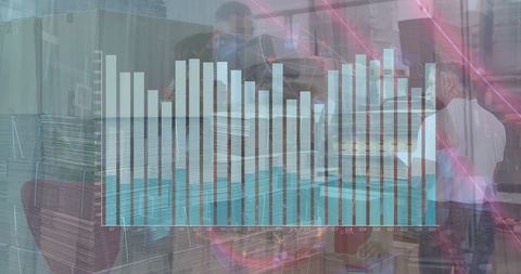 Digital Data Processing Integrated Into Warehouse Operation - Download Free Stock Images Pikwizard.com