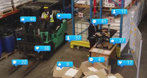 Digital Interaction Dynamics in Warehouse Setting