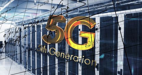 5G Technology and Data Management in Server Room - Download Free Stock Images Pikwizard.com