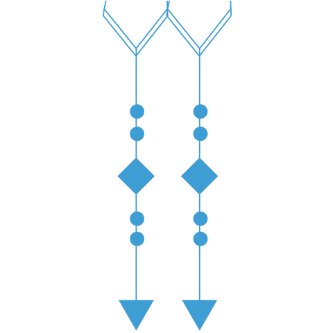 transparent blue arrows with geometric shapes illustration - Download Free Stock Videos Pikwizard.com