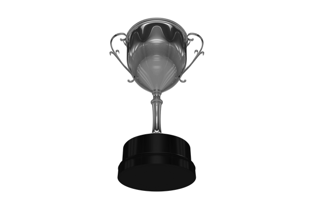 Silver Trophy Cup with Transparent Background Vector Illustration - Download Free Stock Videos Pikwizard.com