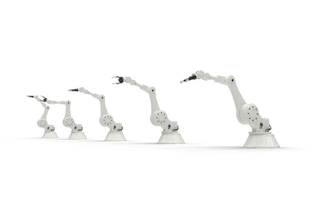 Transparent Digital Illustration of Robotic Hands With Gradient Size - Download Free Stock Videos Pikwizard.com