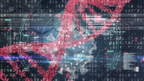 Digital Interface with DNA and Virus Encoding Elements