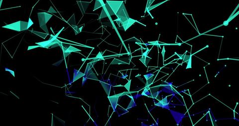Abstract Digital Network Connections with Glowing Elements - Download Free Stock Images Pikwizard.com