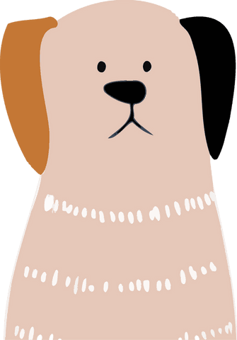 transparent minimalist cartoon dog illustration in flat design - Download Free Stock Videos Pikwizard.com