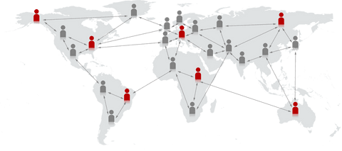 Transparent World Map with People Illustrations and Global Connections - Download Free Stock Videos Pikwizard.com