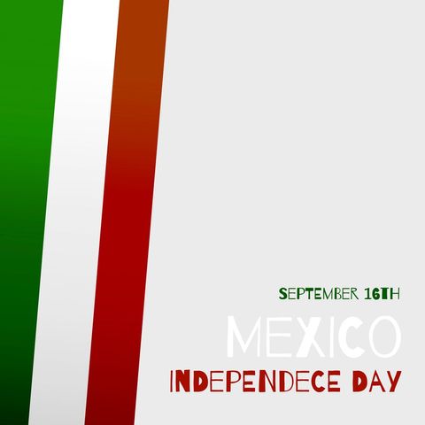Mexican Independence Day Celebration Design with Flag Colors - Download Free Stock Templates Pikwizard.com