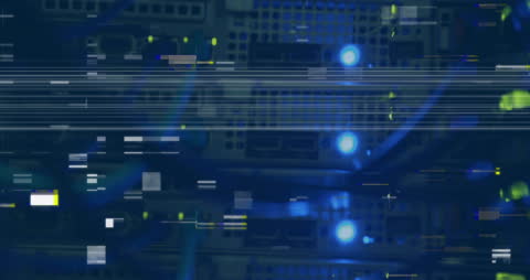 Abstract Animation of Data Processing in Computer Server
