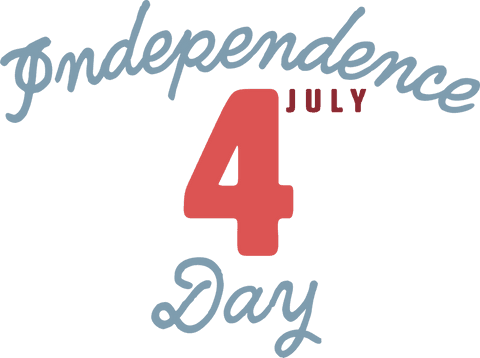 july 4 on transparent background celebrates independence day - Download Free Stock Videos Pikwizard.com