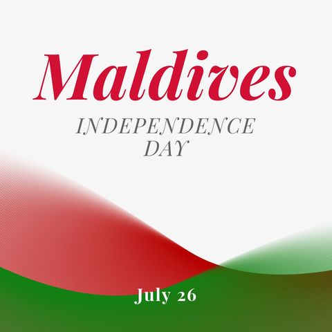 Maldives Independence Day Celebration Graphic Design Poster - Download Free Stock Templates Pikwizard.com